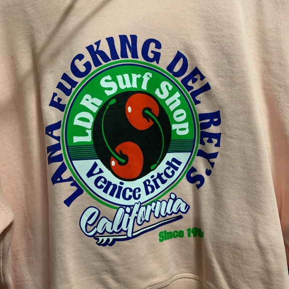 Lana Del Rey Cropped Hoodie - Picture 3 of 4